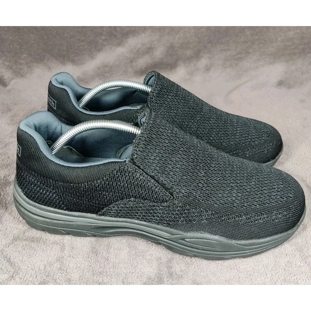 Tansmith Black Slip-on Casual Shoes Men's Size 10.5‎